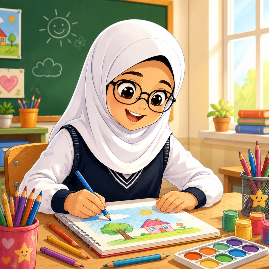 نقاشی دانش اموز